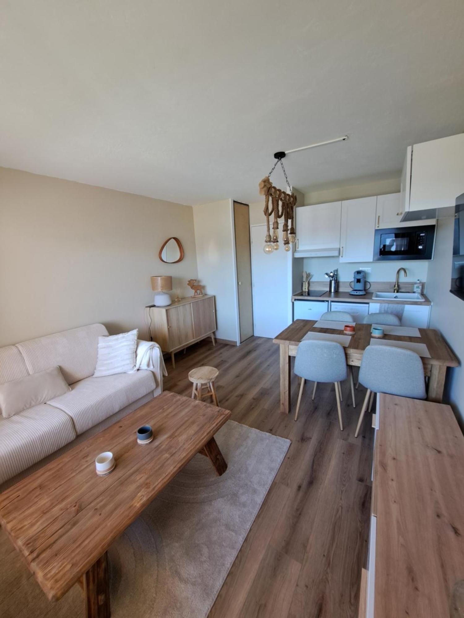 Studio Cabine 4 Couchages, Vue Face Aux Montagnes Font-Romeu-Odeillo-Via Exteriér fotografie